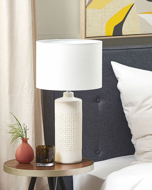 Stolní lampa Azizi (bílá)