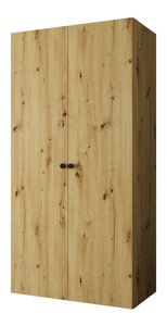 Šatní skříň 100 cm Parna 1 (dub artisan + černá)