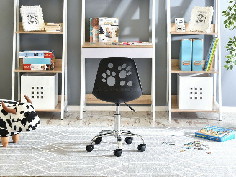 Dětská židle Footy (modrá + chromová)