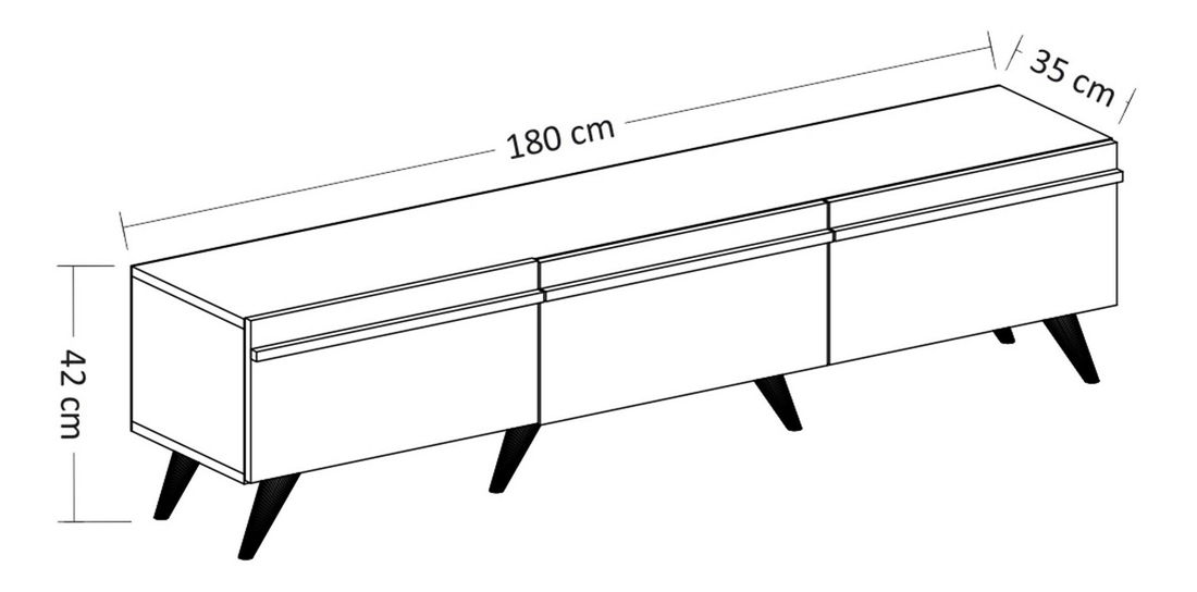 TV stolek/skříňka Amsty