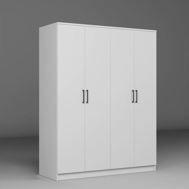 Šatní skříň Kentucky C (bílá)