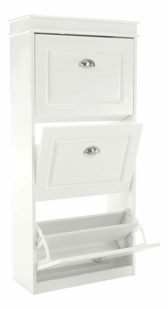 Botník 3-řadový Slebera typ 2 (bílá)