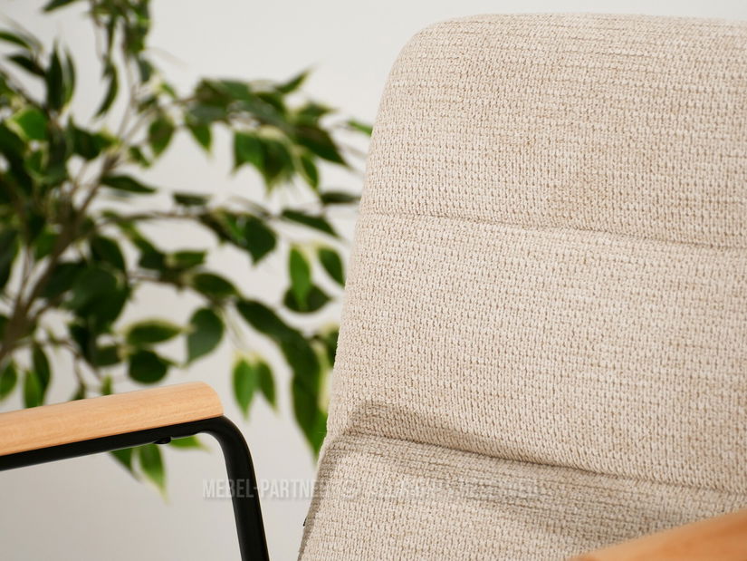 Židle Jindřich (krémová + černá)