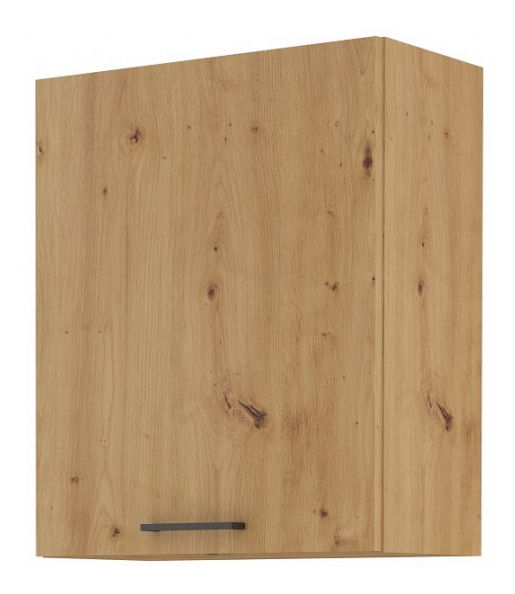 Horní kuchyňská skříňka Morgan 60 G 72 1F (dub artisan + čierna)