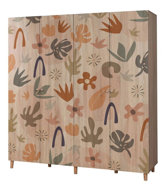 Šatní skříň London 906 (dub sonoma)