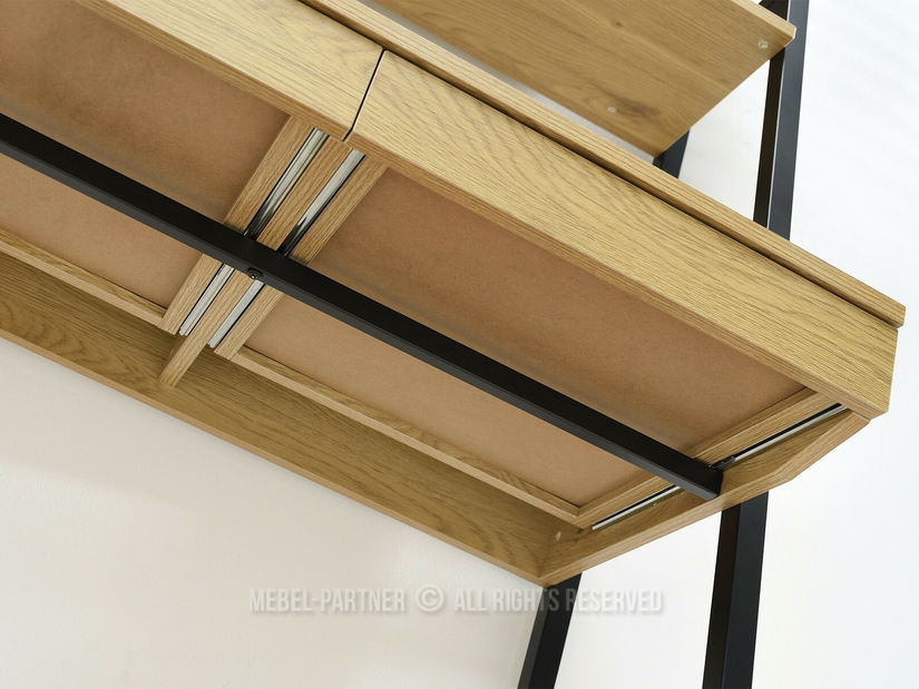 PC stolek Bergino (dub + černá)