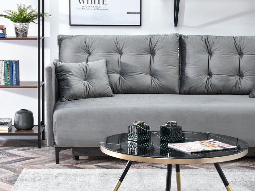 Pohovka dvousedačka Mastil (černá)