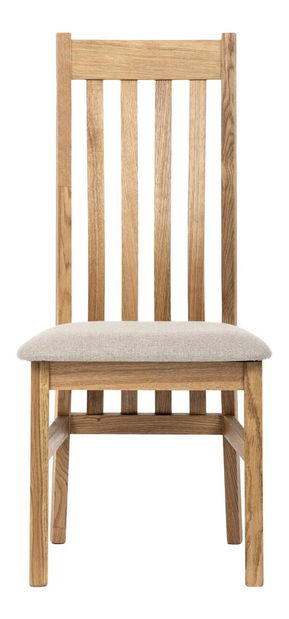 Jídelní židle Cardenal (dub + krémová)