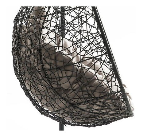 Závěsné křeslo Musika (přírodní + krémová)