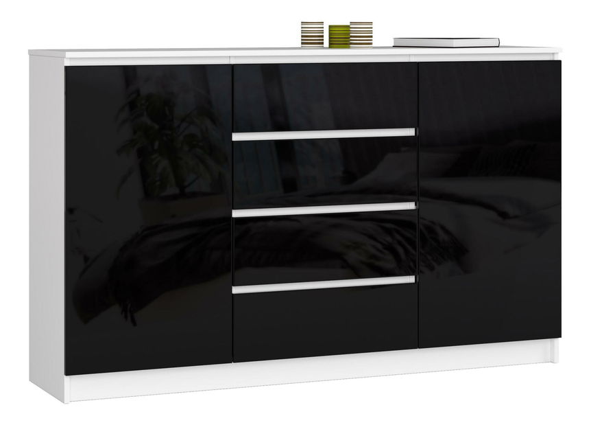 Komoda Koa (lesk černý)