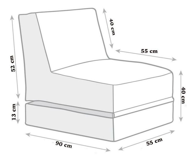 Sedací pytel Sofi (červená)