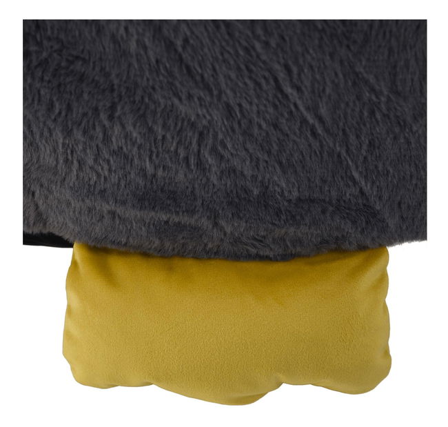 Sedací pytel Permitira (šedá) (tučňák)