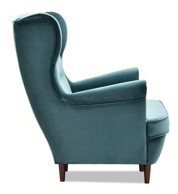 Křeslo ušák Margis (bílá)