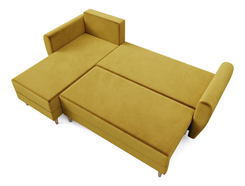 Rohová sedací souprava Palermo (medová) (L)