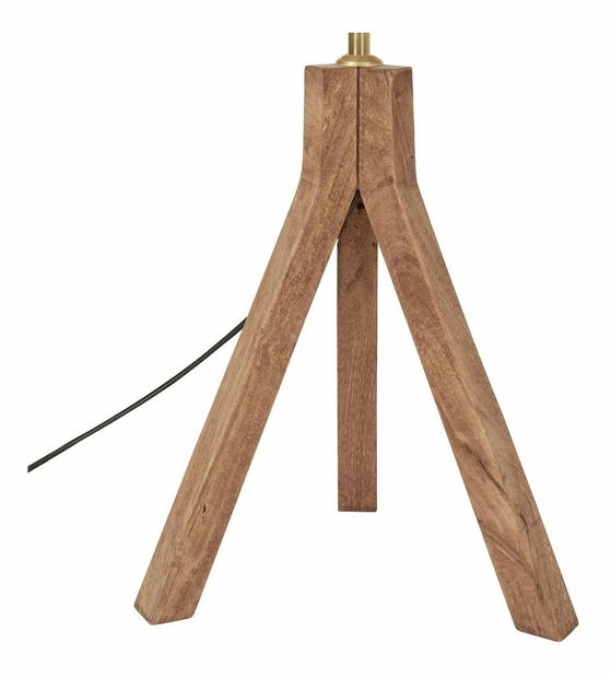 Stolní lampa Belarmino (tmavé dřevo)