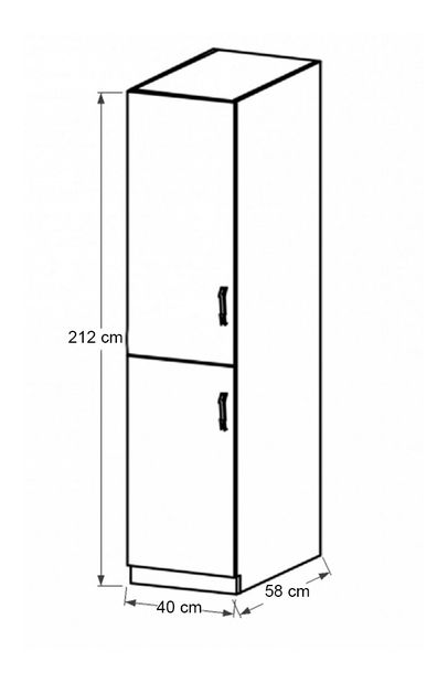 Potravinová kuchyňská skříňka Silinia (L)