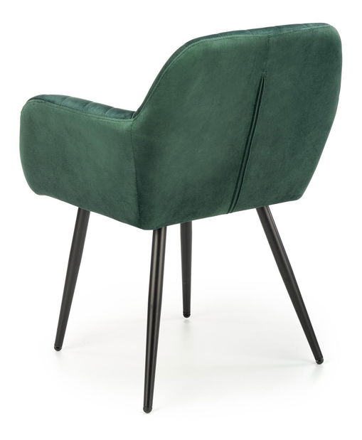 Jídelní židle Kiersten (tmavozelená)