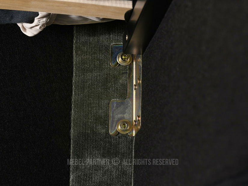 Manželská postel 160 cm Apelar (zelená + černá)