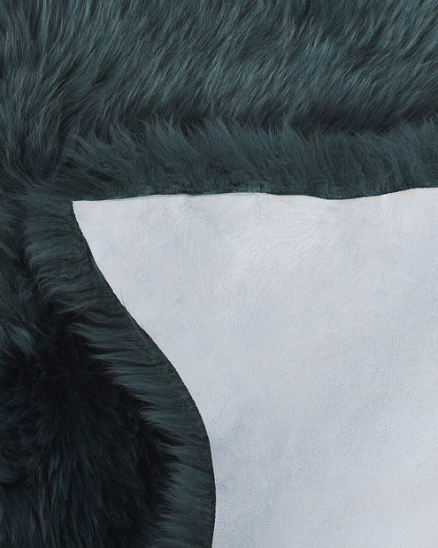 Koberec 65x110 cm ULUNDI (kůže) (zelená)