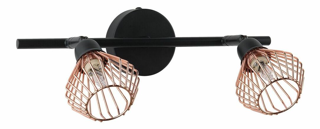 Závěsná lampa Ventura S (černá měděná)