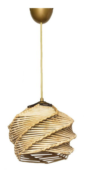 Stropní svítidlo Atepanto 7 (zlatá + přírodní)