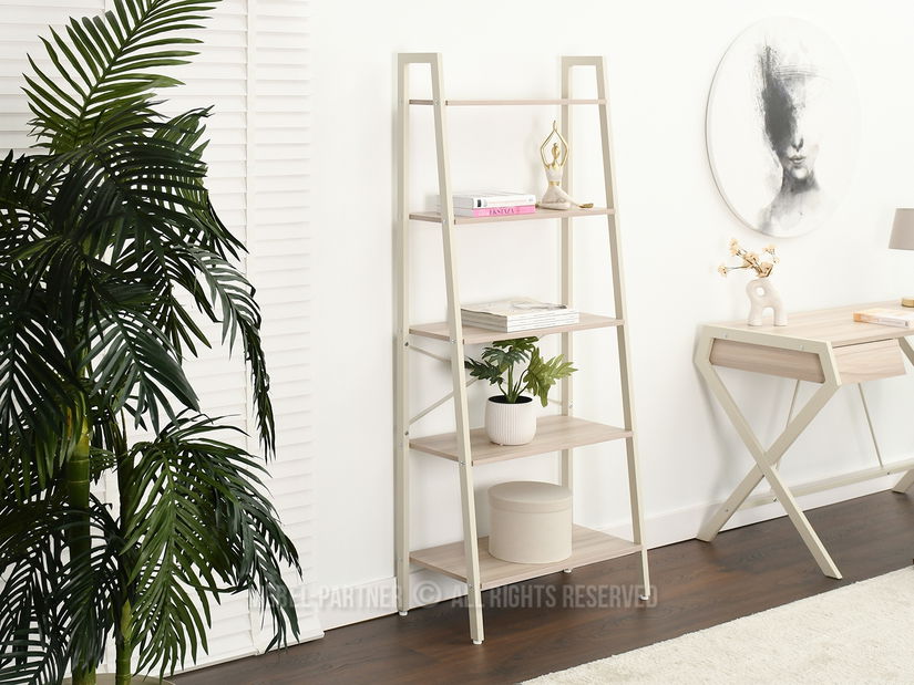 Regál Jeans (popelaváo béžová + krémová)