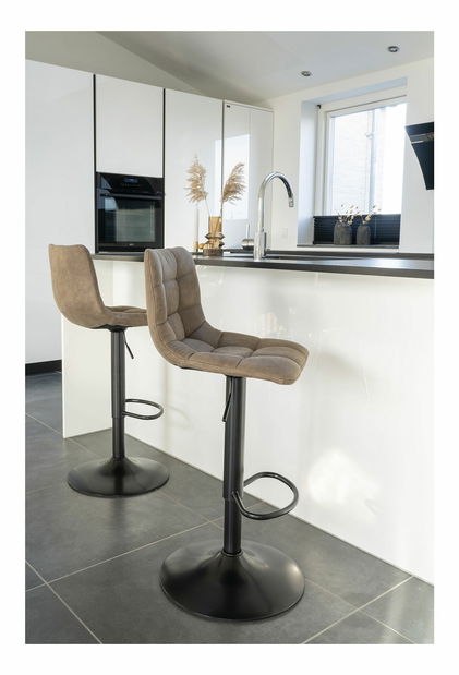 Barová židle Miveria 2 (hnědá)