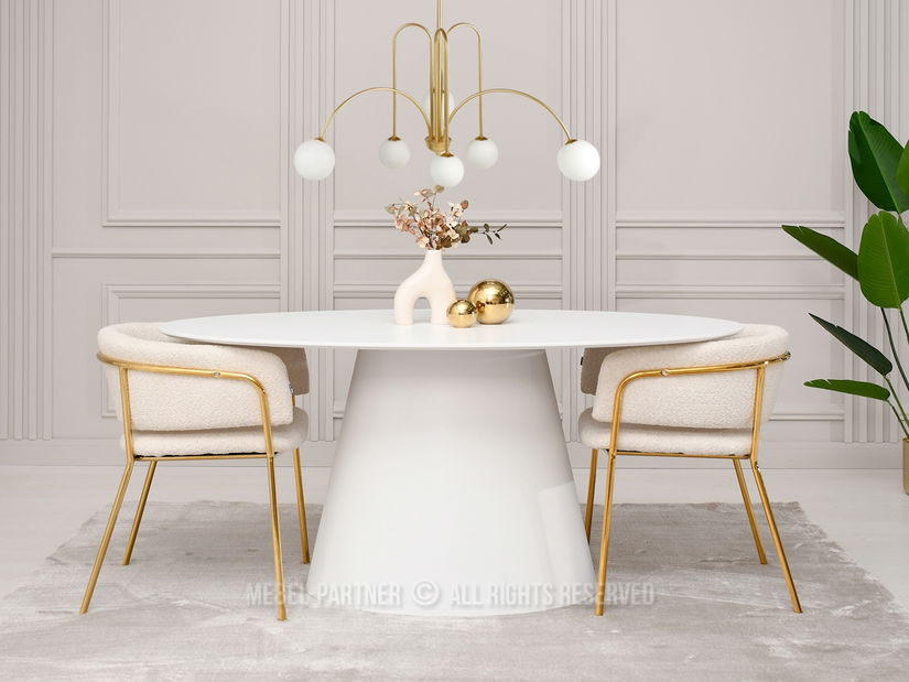 Židle Sorento (krémová + zlatá)