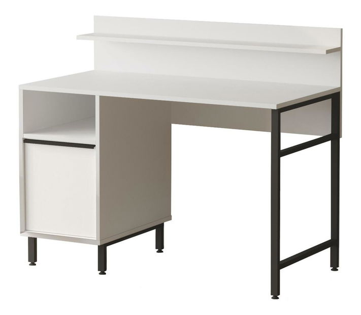 Psací stůl Otto 16 (bílá + černá)