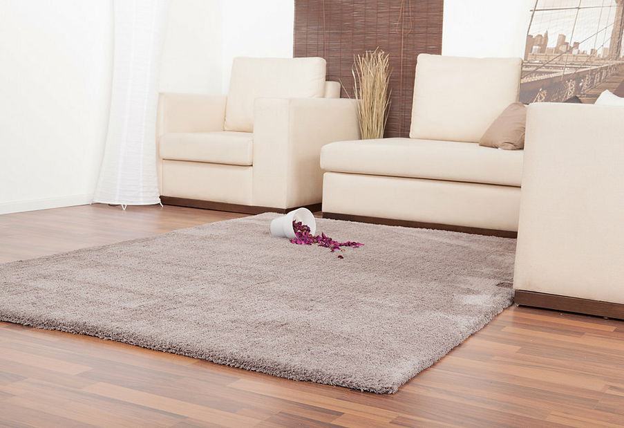 Ručně všívaný koberec Velvet 500 Platin