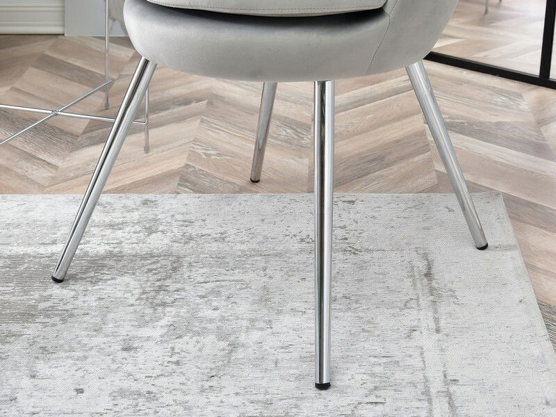 Křeslo Lasair (šedá + zlatá)