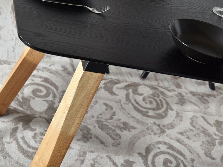 Jídelní stůl Sorbet (černá + dub)