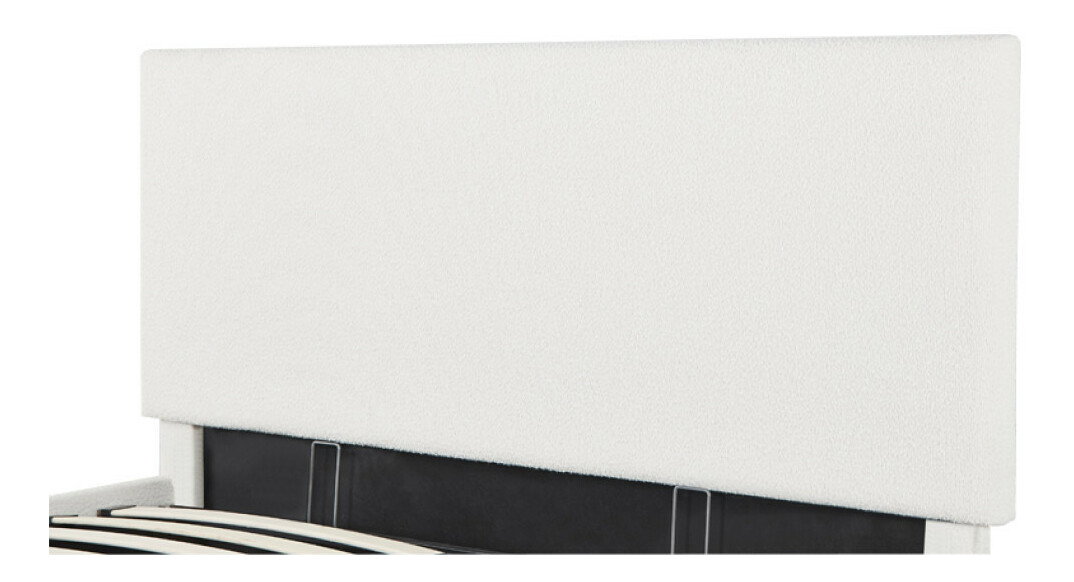 Postel s roštem a úložným prostorem 160x200 Nuvoa (bílá)