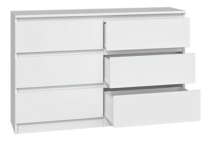 Komoda Musecalo 6 120 (bílá)