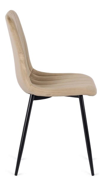 Jídelní židle Imprimir (béžová + černá)