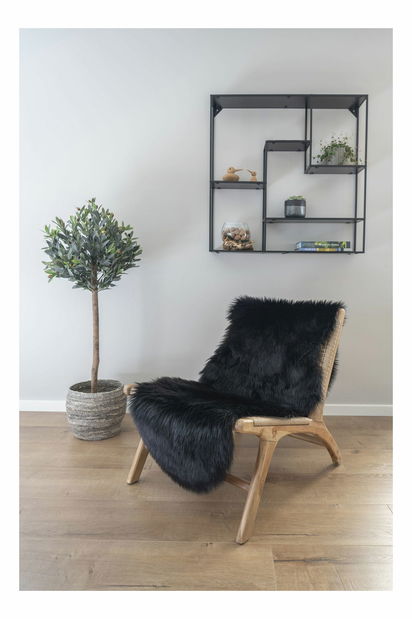 Umělá jehněčí kůže Ladoria 4 (černá)