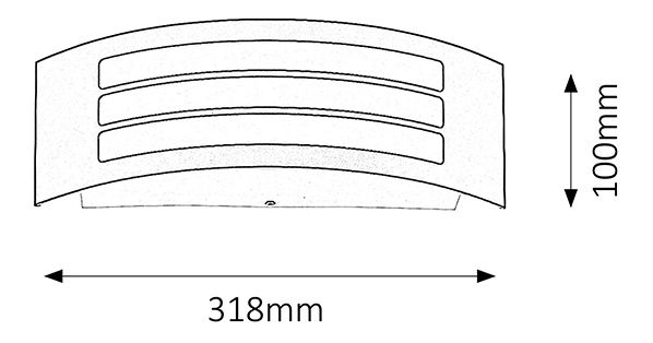 Venkovní svítidlo Roma 8777 (hnědá)