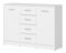 Komoda BRW Nepo Plus 6 (bílá)