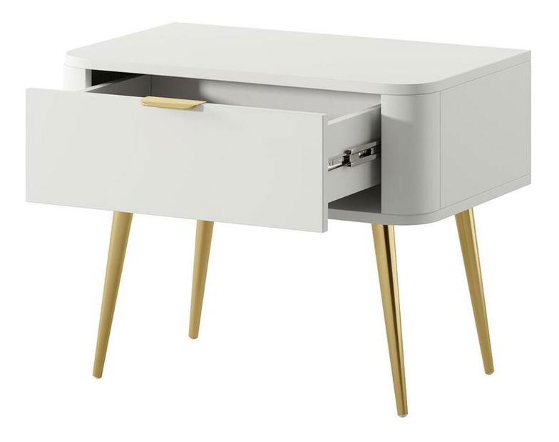 Noční stolek Ovenia O6 (bílá)