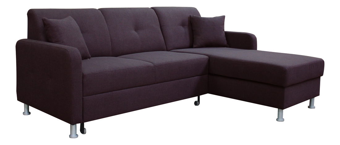 Rohová sedací souprava Scandi 2F+L (hnědá) (P)