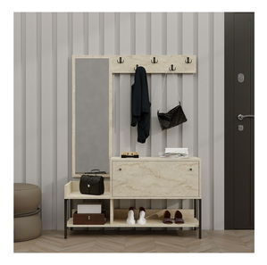 Předsíňová stěna Aliex 45 (travertin) (se zrcadlem)