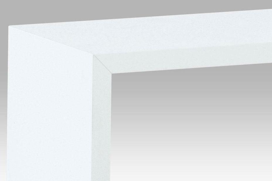 Set 3 nástěnných polic Parto (bílá matná)