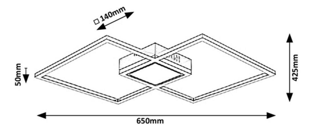 Stropní multifunkční svítidlo Johanit 5288 (černá matná)