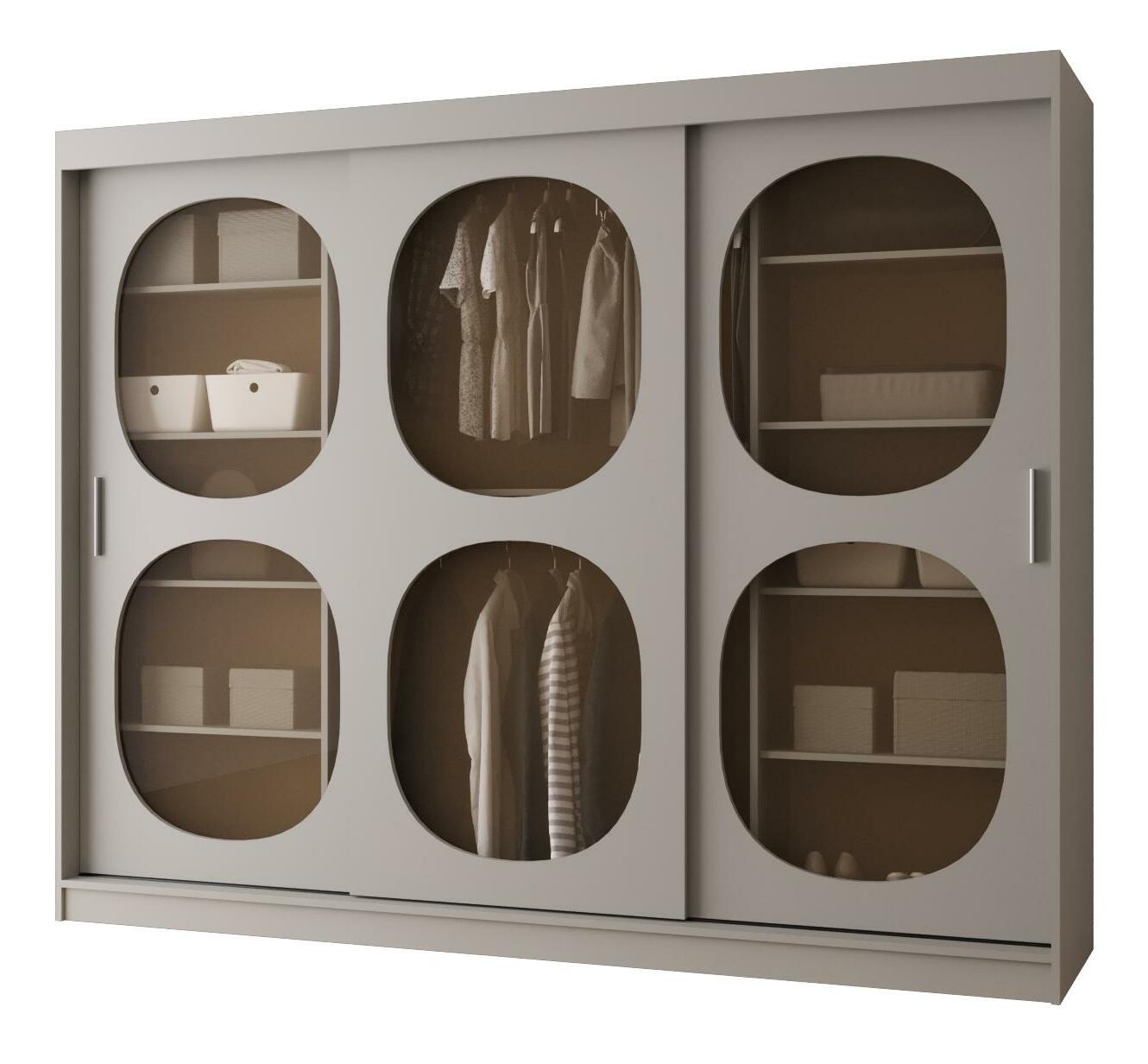 Šatní skříň 250 cm Boomer 2 (kašmír)