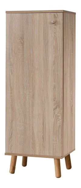 Předsíňová sestava Beside 1 (dub sonoma + tmavě modrá)