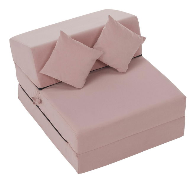 Rozkládací křeslo Plantearan (růžová)