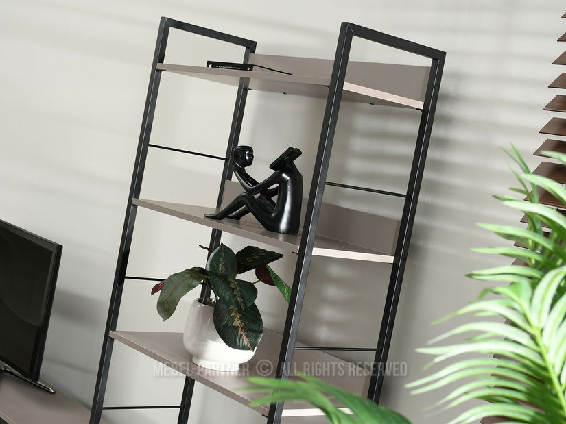 Regál Ligero (béžová + černá)