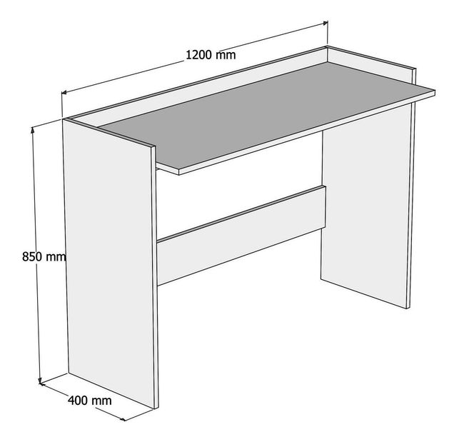 PC stolek Elmo (ořech)