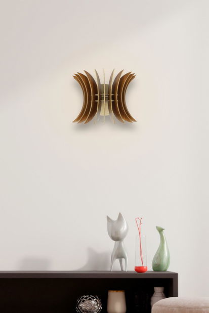 Nástěnné svítidlo Centorillo 1 (ořech)