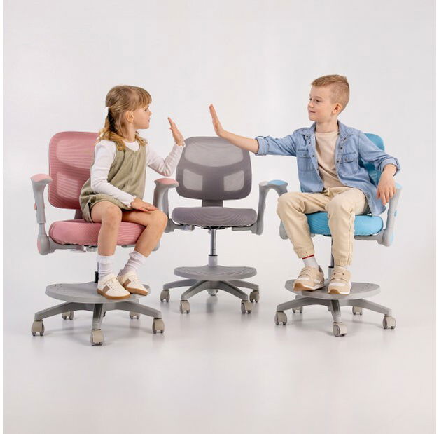 Dětská židle Journey 5 (bílá + šedá)